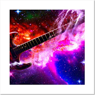 Electric Guitar Nebula Posters and Art